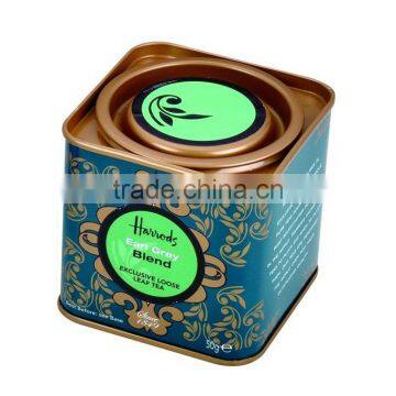 seal/elegant packaging tea tin box