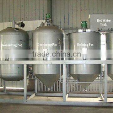 CE approved mini crude cooking oil refinery