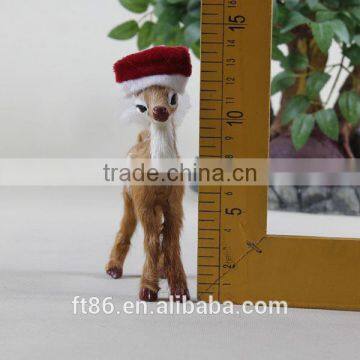 fake wholesale christmas decorations red nose reindeer