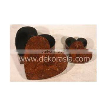Coco Shell Heart Box, Mosaic Crafts