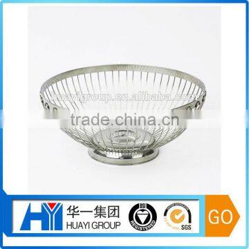 Round Stainless Steel Fruit Wire Basket