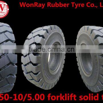 Best selling and popular 6.50-10 forklift solid tires for warehouse