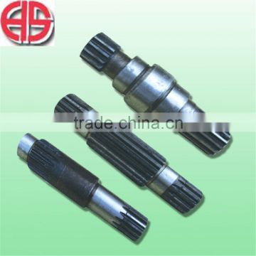 agricultural machinery parts spline shaft Rotary tiller shaft with spline