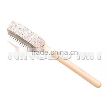 Wooden Bath Brush with Pumice