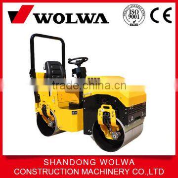 1 Ton Weight Double Drum Road Roller With Diesel Engine for Sale photo-2