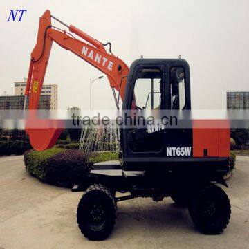 Supply ChiNESE Popular High Quality Hot sales Hydraulic mini wheel excavator