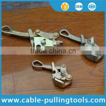 Universal ground come along clamp wire rope grip for steel wire, ACSR or insulated wire