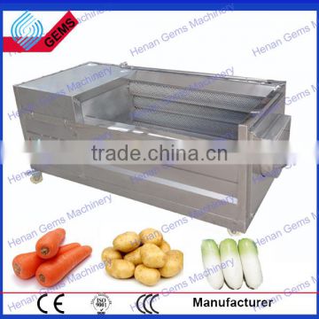 hot sale brush potato cleaning machine