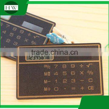 Wholesale Promotion Custom Plastic Mini Portable Ultrathin Card Kids Square Pocket Solar Scientific Counter Calculator photo-4