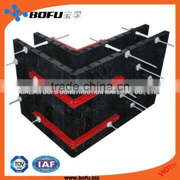 Chinese plastic tunnel modular formwork for construction and building