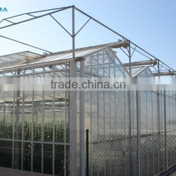 Glass greenhouse panels With Strawberry And automatic Window Opener