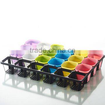 Plastic 24 Divided Plastic Material Hydroponic seedling trays