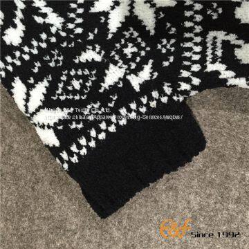 Long Section Sweater With Snowflake Jacquard for Girl photo-4