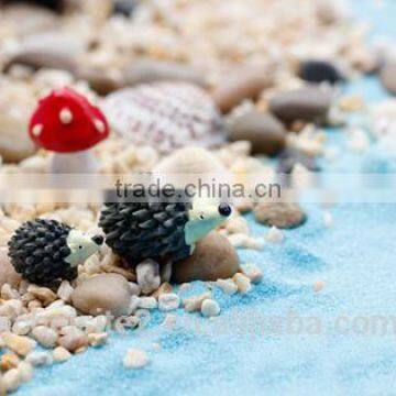 Cy307 Miniature DIY Fairy Garden Accessories 3pcs/set,two Hedgehog and One Mushroom photo-3