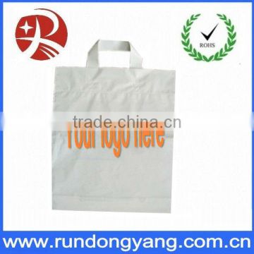 simple design plastic tote bag with handle