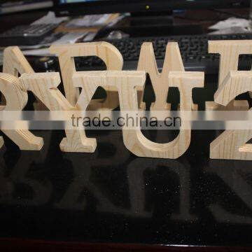 Wooden Alphabet Letters DIY Manual Process Letters Laser Cutting Letters Can Be Customized photo-2