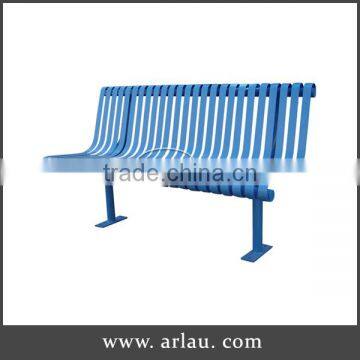 Outdoor park single seat bench