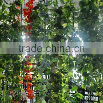 artificial rattan long leaf vines graden decoration leaf rattan