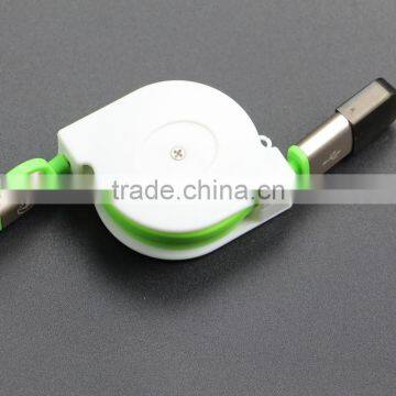 Custom 2 In1 Retractable Universa Tangle Free Charging/Sync Cable for Android&IOS Mobile Phones photo-2