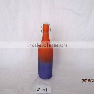 250ml,500ml.750ml and 1000ml 6L Glass Juice Bottle With Clip Top Rail in High Quality photo-6