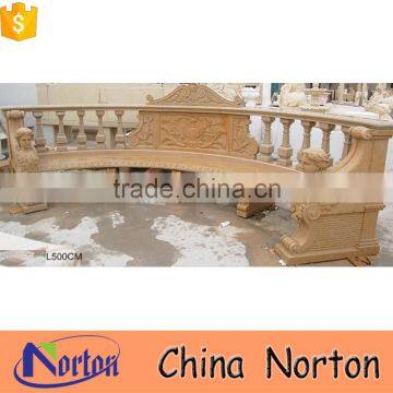 natural stone carved outdoor bench decoration NTS-B145X