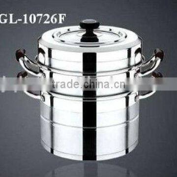 New design large stainless steel steamer pot cooking pot