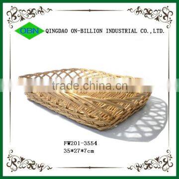 Made in China handmade weaving fruit wicker tray