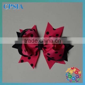 2015 New Baby Girl Hair Clip Fashion Paillette Polka Dot Bow Girls Hair Bows Girls Hair Accessories Hairpins photo-3