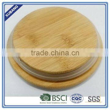 Heat Resistant White Ceramic Jar With Bamboo Lids photo-5