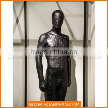 New Arrival Fiberglass Full Body Wholesale Mannequins With Leather Cover photo-3