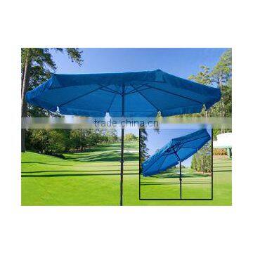 10" Ft Crank Tiltable Aluminum Umbrella for Outdoor, Market, Beach and Garden photo-6