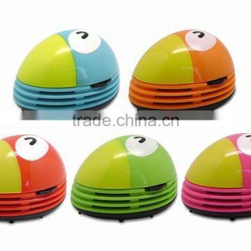 Mini big mouth bird design desk vacuum cleaner