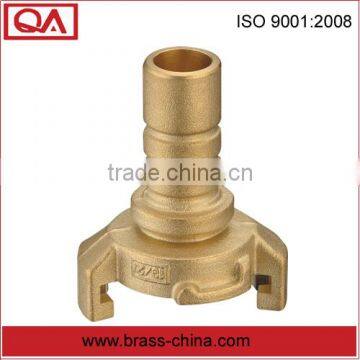 Brass Fitting Fluted with Rubber Ring black NBR big hole mounted