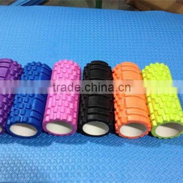 2014 NEW HOT SALES! KING FITNESS EVA yoga roller,hard grid foam roller