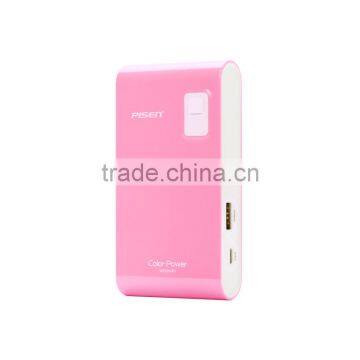 5V 1A 5600mAh power bank, compact power bank-pink