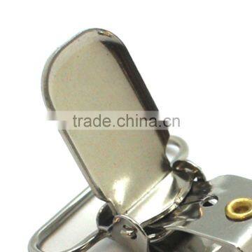 1 Inch Fashion Garment Metal Suspender Clip With Plastic Teeth Inside for Garment, 1 Inch High Quality Fashion Metal Clip photo-3