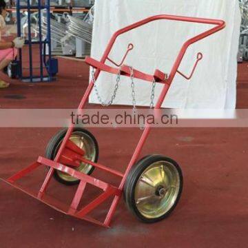 13 Inch Wheel 180kg Heavy Duty Cylinder Tool Cart for Oxygen photo-2