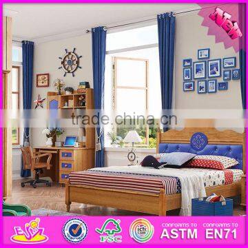 2016 Wholesale Fashion Wooden Boys Bedroom Furniture W08A084 photo-5