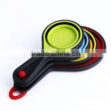 High Quality Silicone Measure Tools Kitchen Measuring Cups photo-6