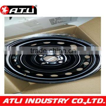 Steel car wheel