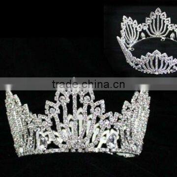 Pageant Jewelry Accessories Big Rhinestone Fashion Women Cheap Tiaras Wholesale photo-2