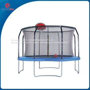 CreateFun Fiberglass 16ft Straght Pole Outdoor Trampoline photo-2