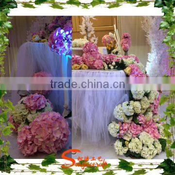 Songtao Design Various Artificial Distributor Flower Pink & Whiten Sakura Wedding Stage Decoration photo-4