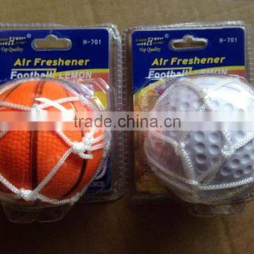 top resale 2015 air freshener ball with football sports camping