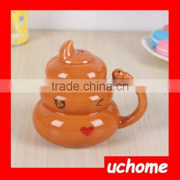 UCHOME Funny Shaped Decorative Ceramic Coffee Tea Mug photo-2