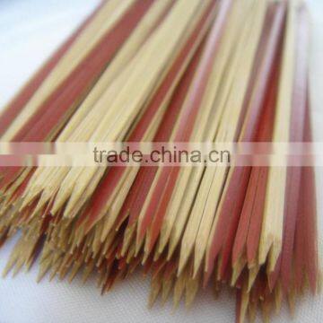 red color Pine Needle Shaped Skewers (Matsuba Gushi) 100/pk