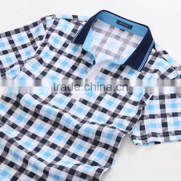Raidyboer Men's Knit Polo t Shirt 100%cotton With Check Raidyboer photo-2