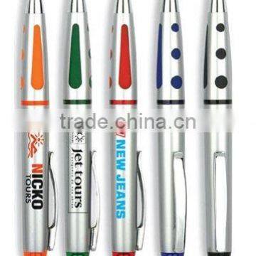 promotion ballpoint pen/click pen/colorful pen/rubber grip ballpen