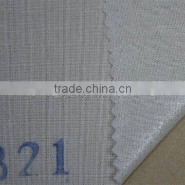 18P T/C fabric with self adhesive for shoe