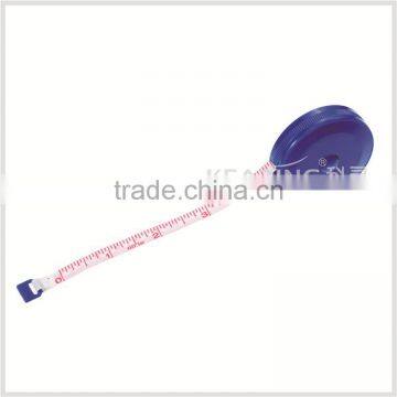 Kearing Manufacture Tailoring Tape Measures ,plastic Retractablec Cloth Tailors Tape Measure for Sewing Fabric Measure #KR150